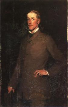 弗蘭尅 杜韋內尅 Portrait of Ralph Curtis 弗蘭尅 杜韋內尅 Portrait of Ralph Curtis